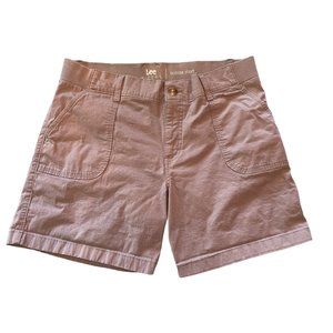 Lee Riders Women's Shorts Gray 14 M Midrise Stretch